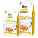 Brit Care Cat GF Haircare Healthy&Shiny Coat - 2kg sausa kaķu barība bez graudiem Laši, vistas gaļa BRIT CARE