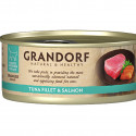 GRANDORF Tuna fillet & Salmon - 70g konservi kaķiem ar Tunča fileju un lasi