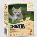 Bozita Chicken  Kitten - 6gab. x 370g - gabaliņi ar vistu mērcē kaķēniem