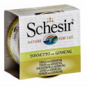 SCHESIR Cat Tuna with ginseng - 12 gab. x 70 g - ТУНЕЦ И ЖЕНЬШЕНЬ