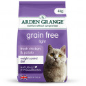 ARDEN GRANGE Cat Adult  Grain Free Light  - 4kg bezgraudu, barība pieaugušām kaķēm  ar lieko svaru vai tendence uzliekties svarā