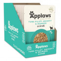 APPLAWS Cat Tuna Fillet With Anchovy & Seaweed - 12gab. x 70g  pieaugušiem kaķiem ar tunča fileju un anšoviem