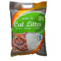 Perfect Cat Litter Baby Powder - 5kg kaķu tualešu cementējošas smiltis ar bērnu pūdera aromātu