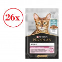 PRO PLAN CAT Adult Delicate With Ocean Fish - 85g x 26gab. konservi pieaugušiem kaķiem, ar okeāna zivīm