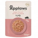 APPLAWS Cat Tuna With Salmon - 70g tuncis ar lasi želejā pieaugušiem kaķiem