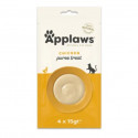 APPLAWS Cat Chicken Puree Treat - 4 x 15g kārums pieaugušiem kaķiem, vistas biezenis
