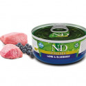 Farmina N&D PRIME Lamb & Blueberry Cat - 70g  jērs (55%),mellenes, konservi pieaugušiem kaķiem