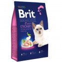BRIT PREMIUM Cat Adult Chicken - 1.5kg  vista ar vistu aknām barība pieaugušiem kaķiem