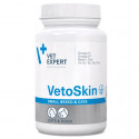 Vet Expert VetoSkin Small Breed Cat & Dog - N60 (kap) suņiem un kaķiem, ar sausu un blāvu ādu un stipru spalvas izkrišanu.