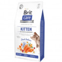 Brit Care Cat GF Kitten Gentle Digestion - 2kg sausā barība bez graudiem kaķēniem Salmon BRIT CARE