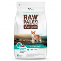 RAW PALEO Cat Adult Sterilised Chicken Tuna & Salmon - 2kg pieaugušām sterilizētām kaķēm, vista, tuncis, lasis