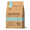 Grandorf Dog Adult Mini Breeds White Fish - 1kg maziem pieaugušiem suņiem, ar baltām zivīm