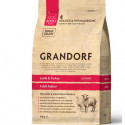 Grandorf Cat Lamb & Turkey Brown  Indoor - 400kg  kakiem ar jēru un tītaru gaļu, brūniem rīsiem no 1 gada un vecākiem