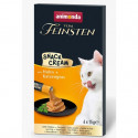 Animonda Vom Feinsten Snack Cream Vista - 6x15g uzkodu krēms, kaķu zāle.