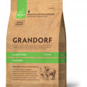 Grandorf  Adult Mini Lamb & Turkey - 1.0 kg pieugušiem mazo šķirņu suņiem ar jūtīgu gremošanas sistēmu no 1 gada vecuma, ar jēru un tītaru gaļu