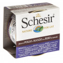 SCHESIR chicken fillets, beef fillets and rice natural style - 12 gab. x 85 g - КУРИНОЕ ФИЛЕ, ГОВЯЖЬЕ ФИЛЕ И РИС