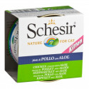 SCHESIR Kitten Chicken fillets with Aloe - 12 gab. x 85 g - VISTAS FILEJA UN ALVEJA , KAĶĒNIEM