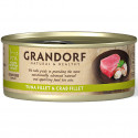 GRANDORF Tuna Tillet & Crab Fillet - 70g konservi kaķiem ar Tunča fileju un krabja fileju