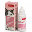 OPTIVET - 50ml  Izotonisks šķīdums acu tīrīšanai suņiem, kaķiem, grauzējiem, rāpuļiem un bruņurupučiem