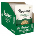 APPLAWS Cat Chiken Breast With Asparagus - 12gab. x 70g pieaugušiem kaķiem, Vistas krūtiņa ar sparģeļiem
