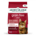 ARDEN GRANGE Cat Adult  Chicken & Potato Grain Free - 2kg bezgraudu, barība pieaugušām kaķēm ar svaigu vistas gaļu un kartupeļiem