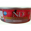 Farmina N&D Cat Quinoa & Pork Neutered - 80g pieaugušiem sterilizētiem kaķiem ar cūkgaļu un kvinoju