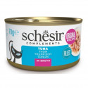 SCHESIR Cat Tuna - 12 gab. x 70g konservi kaķiem, tuncis buljonā