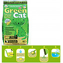 Green Cat -12L cementējoši kukurūzas pakaiši kaķu tualetēm