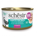 SCHESIR Cat Tuna With Sea Bream - 12 gab. x 70g konservi kaķiem, tuncis un jūras karpa buljonā