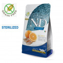 Farmina N & D  Herring & Orange Neutered Cat - 0.300 kg sterilizētiem kaķiem, bezgraudu barība,siļķes un apelsīni