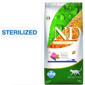 Farmina Natural & Delicious LOW GRAIN Lamb & Blueberry Neutered Cat - 10 kg  jēra gaļa 40% un melleņu, sterilizētiem kaķiem,barība ar zemu graudu saturu