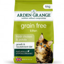 Arden Grange Kitten with Fresh Chicken & Potato Grain Free  - 6kg bezgraudu, barība maziem kaķēniem ar svaigu vistas gaļu un kartupeļiem
