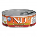 Farmina N&D Cat Quail & Pumpkin - 70g kaķiem paipalas, ķirbji