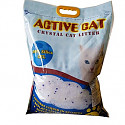 ACTIVE CAT - 10 L silikona smiltis  kaķu tualetēm bez aromatizātora