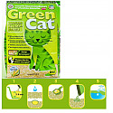 Green Cat -24 L cementējoši kukurūzas pakaiši kaķu tualetēm