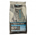 DECENT Cat Adult Salmon & Rise - 15kg sausā barība pieaugušiem kaķiem ar lasi un rīsiem.