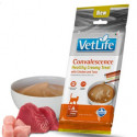 VET LIFE CAT CREAMY CONVALESCENCE CHICKEN & TUNA  -15g x 4gab.(60g) krēmveida kārumi atveseļošanas periodā kaķiem ar vistu un tunci.