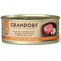 GRANDORF Tuna Fillet Chicken Breast - 70g konservi kaķiem ar Tunča fileju un vistas krūtiņu