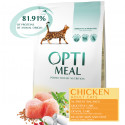Optimeal Chicken 10kg - fillet Pilnvērtīga sausā barība kaķiem vistas fileju