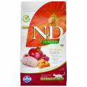 Farmina N & D Cat Quail & Pomegranate & Pumpkin NEUTERED - 10 kg  Paipalas gaļa 62%, ķirbis un granātāboli,sterilizētiem kaķiem, bezgraudu barība